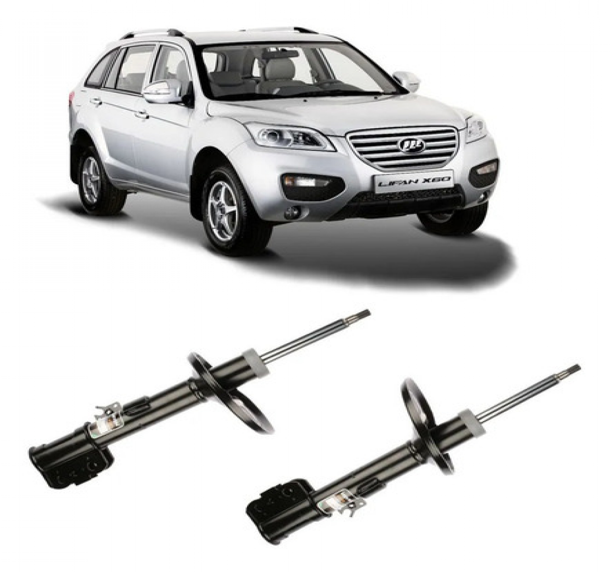 Amortecedor Dianteiro Lifan X60 2011 14 15 16  Lado Direito