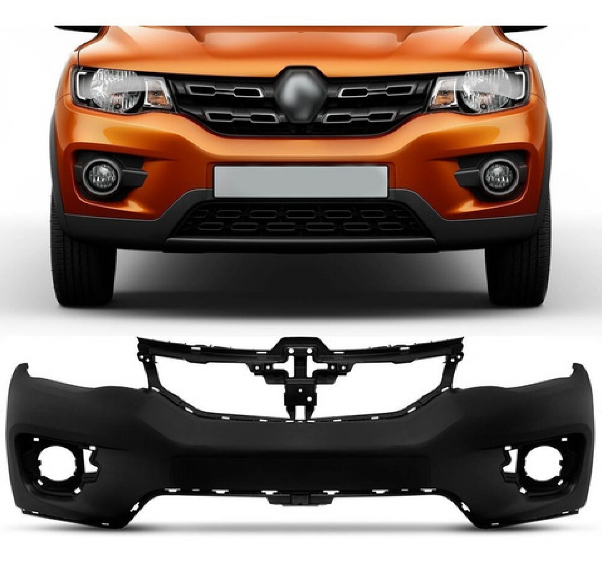 Parachoque Dianteiro  Kwid 2018 2019 2020 Superior