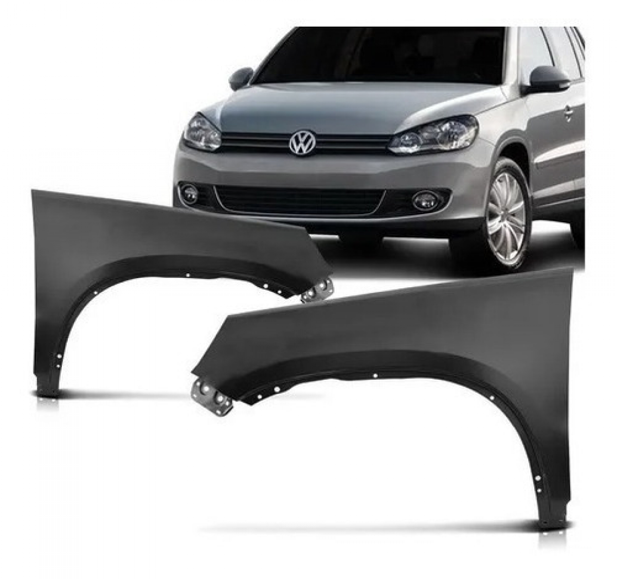 Paralama  Tiguan 2010 2011 2012 2013 2014 Lado Direito