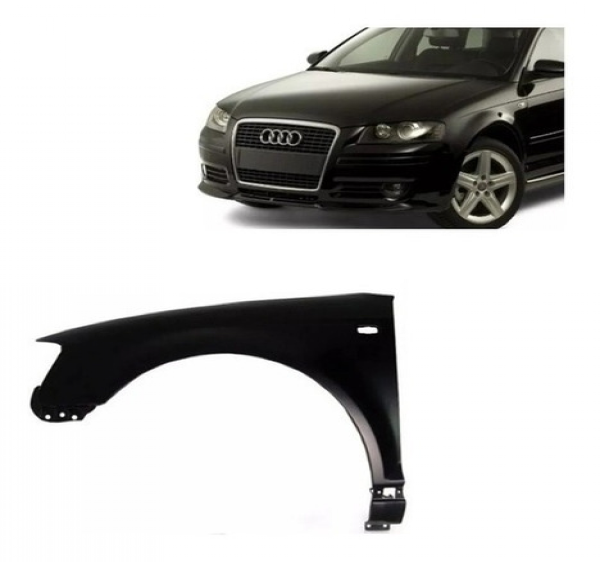 Paralama A3 Sportback 2007 2008 2009 Lado Esquerdo Novo