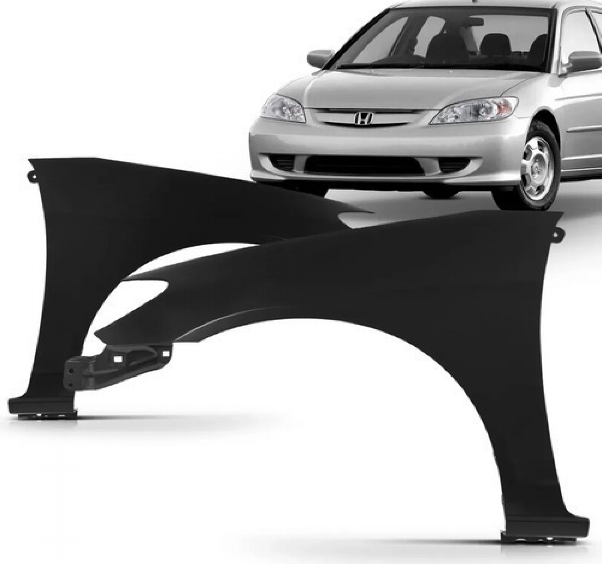 Paralama Civic 2004 2005 2006  Lado Esquerdo