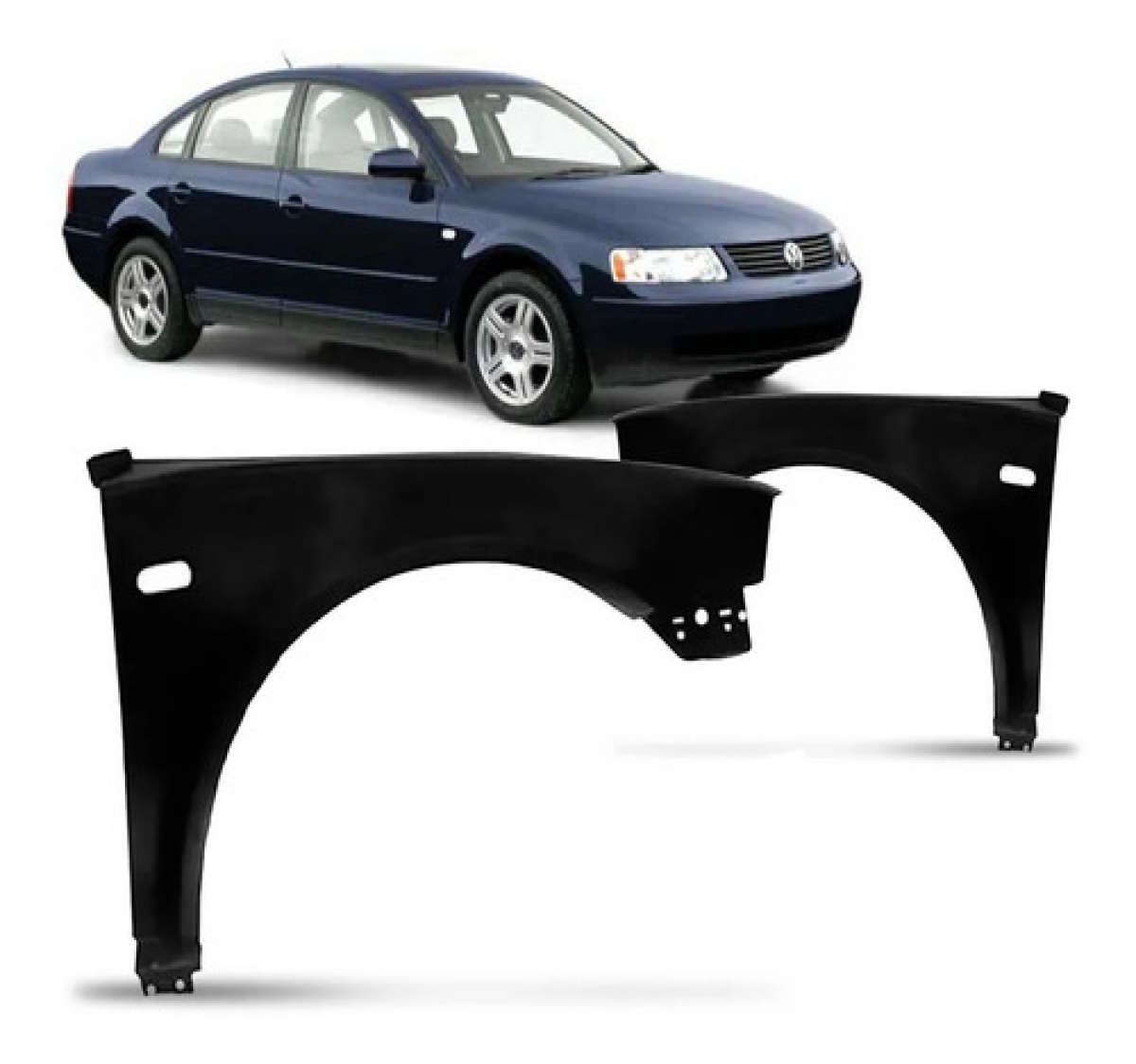 Paralama Passat Alemão 2001 2002 2003 2004 2005 Lado Direito
