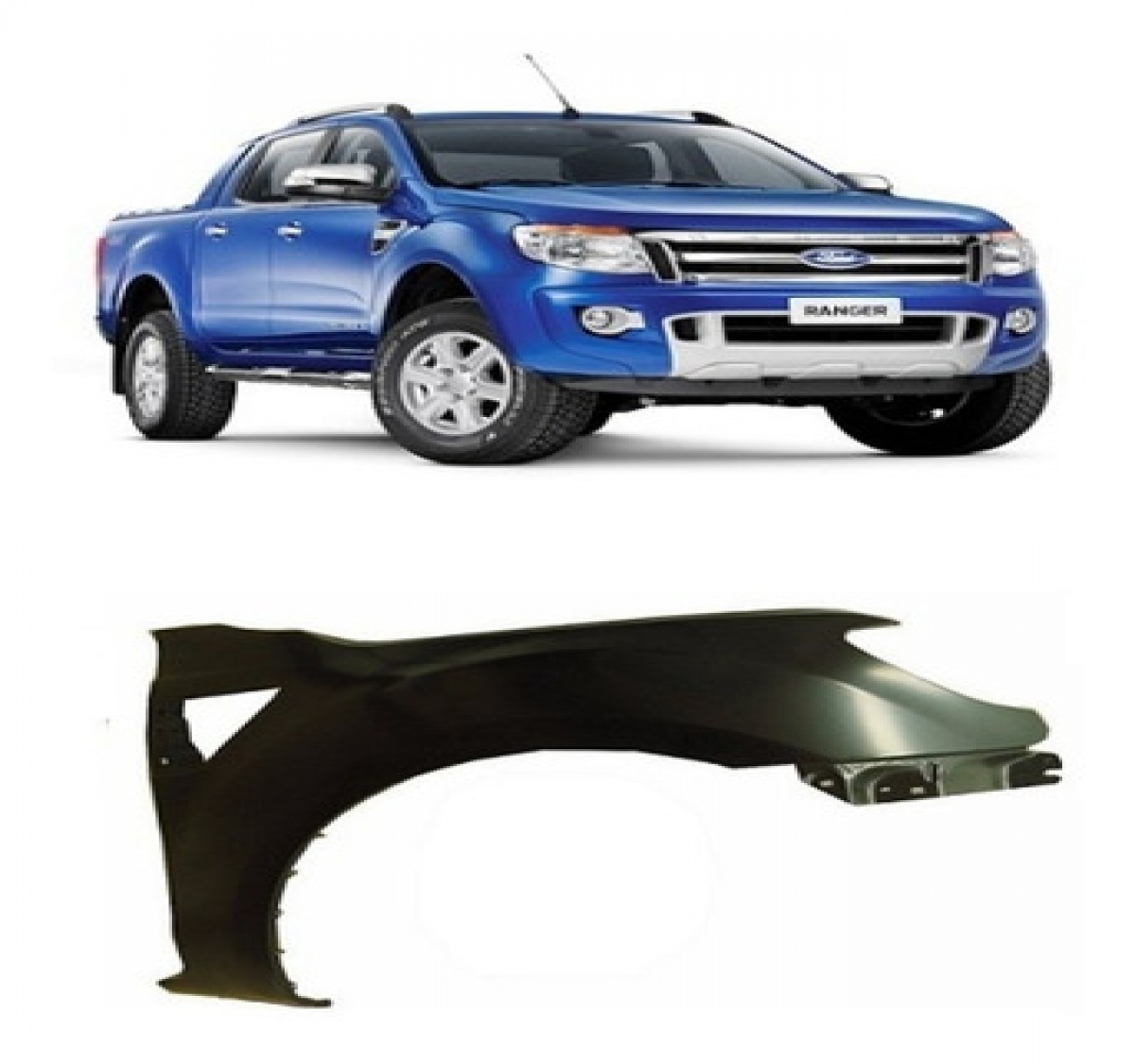 Paralama Ranger 2012 2013 2014 2015 Lado Direito Novo