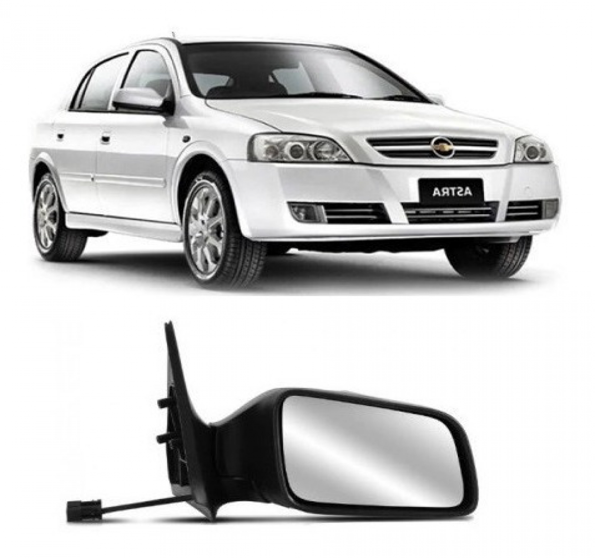 Retrovisor Astra 1998  2000 2002 2006 2007  Manual Direito