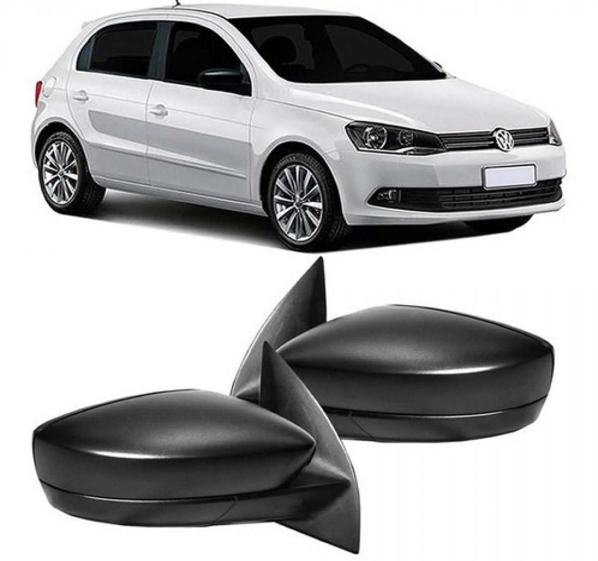 Retrovisor Gol G6 2013 2014 2015 2016 Elétrico  Direito