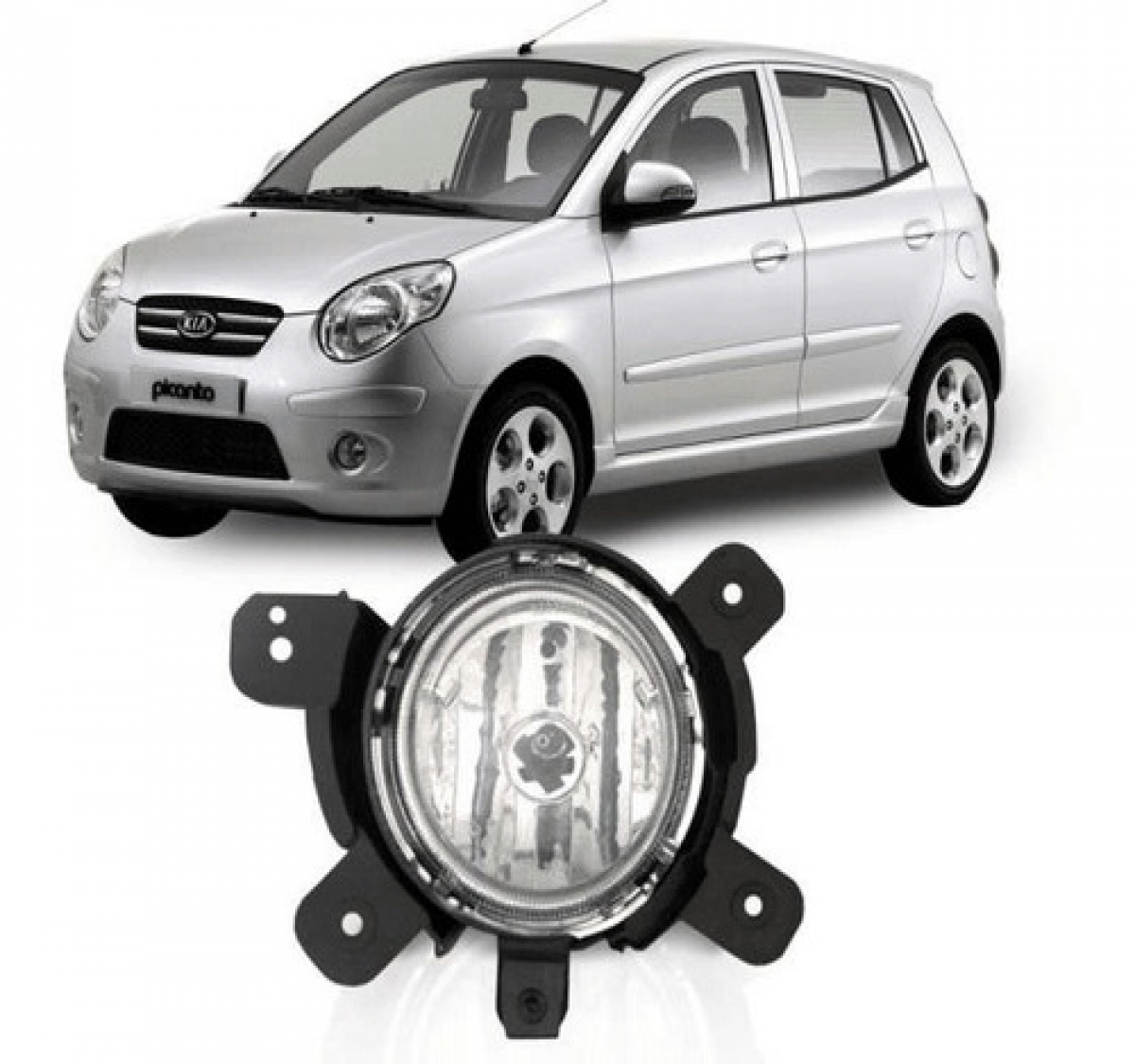 Farol De Milha  Picanto  2007 2008 2009 Lado Direito