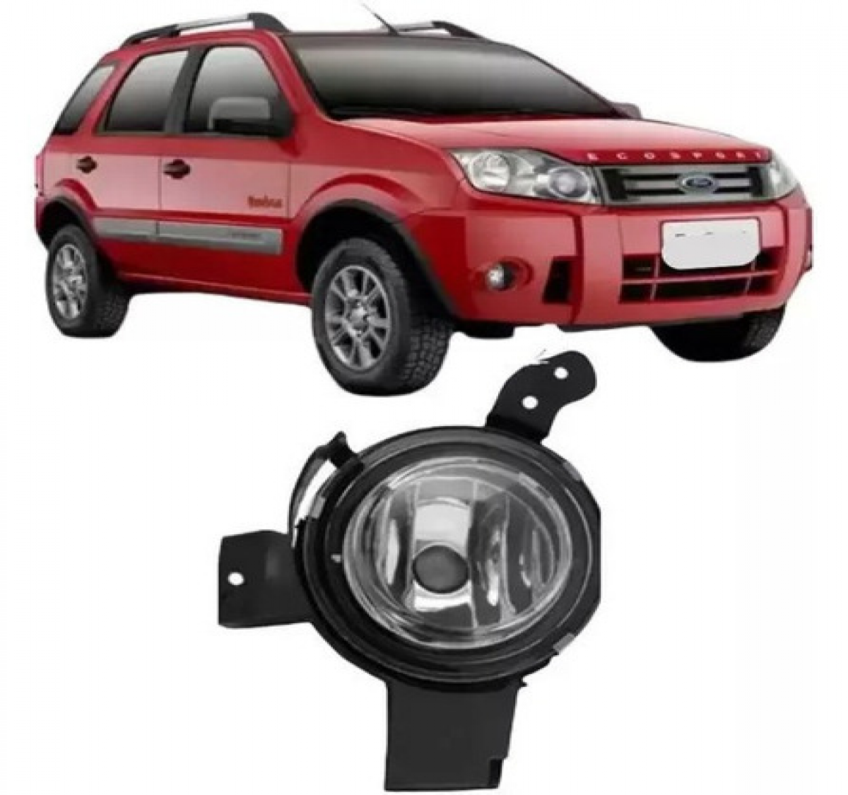Farol De Milha Auxiliar Ecosport 2008/2012 Lado Esquerdo