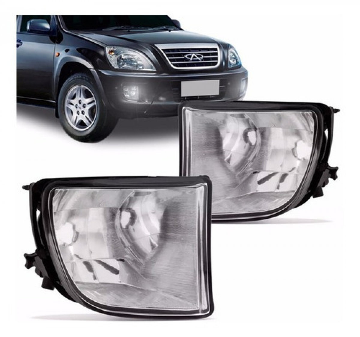 Farol De Milha Chery Tiggo 2010 2011 2012 Lado Direito