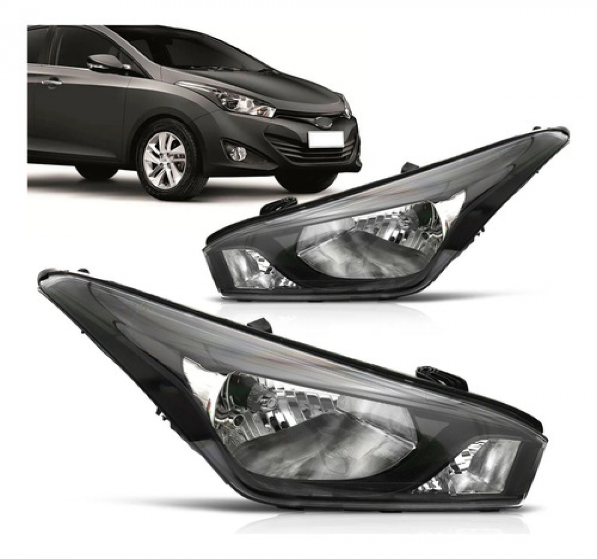 Farol Hb20 2012 13 14 15 16 17 2018  Mascara Negra 