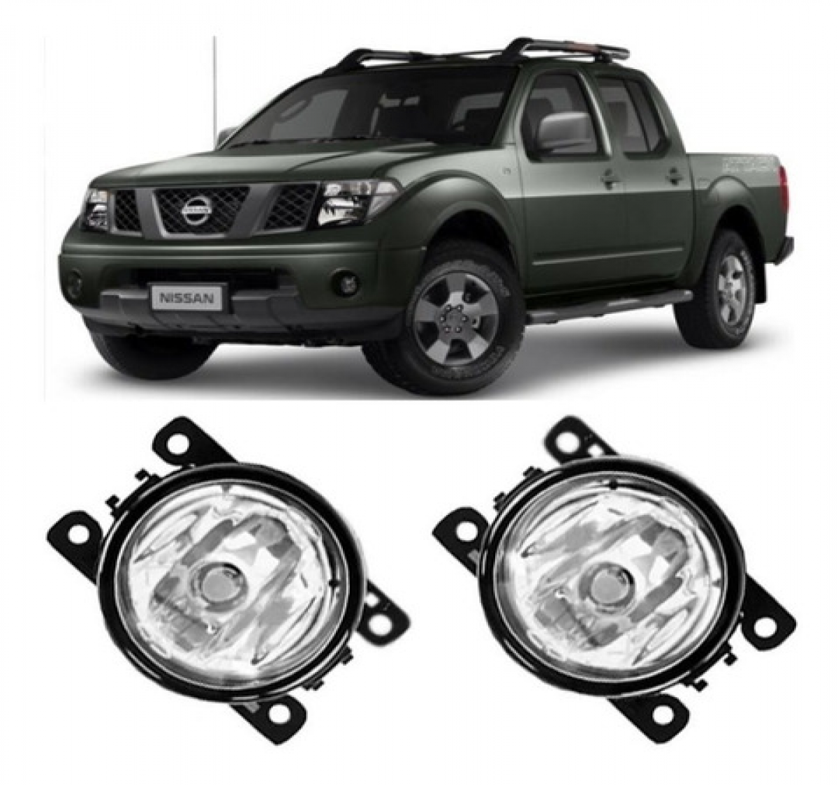 Farol Milha Linha  Frontier Avulso Direito Ou Esquerdo
