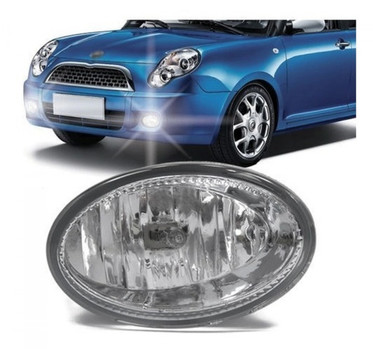 Farol Milha Neblina Auxiliar Para Lifan 320 Lado Direito