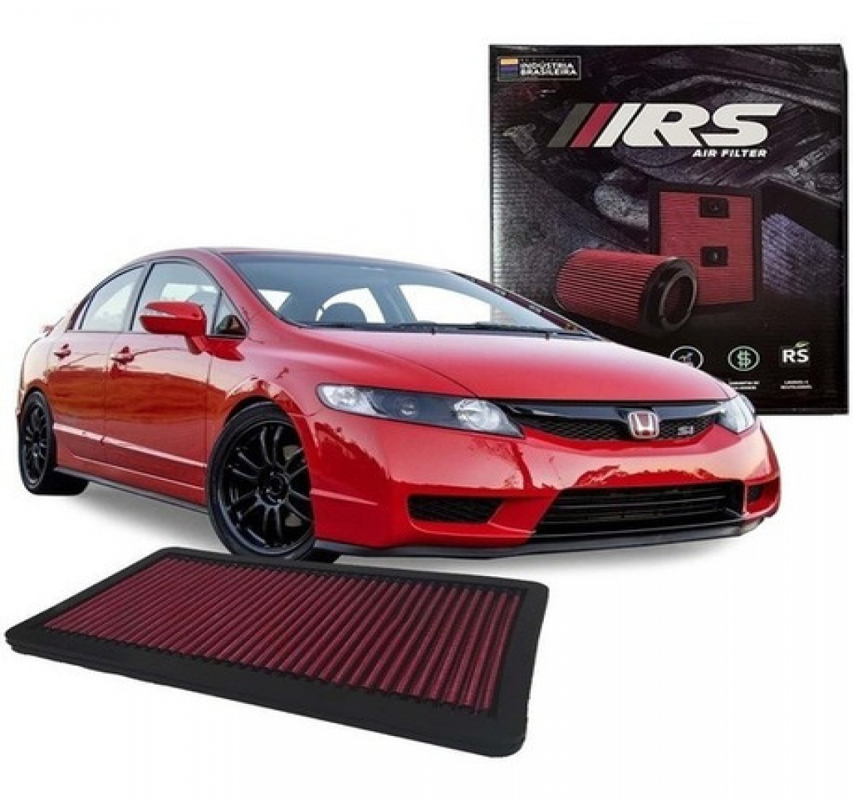 Filtro Ar Esportivo Inbox Performance  Civic Si 