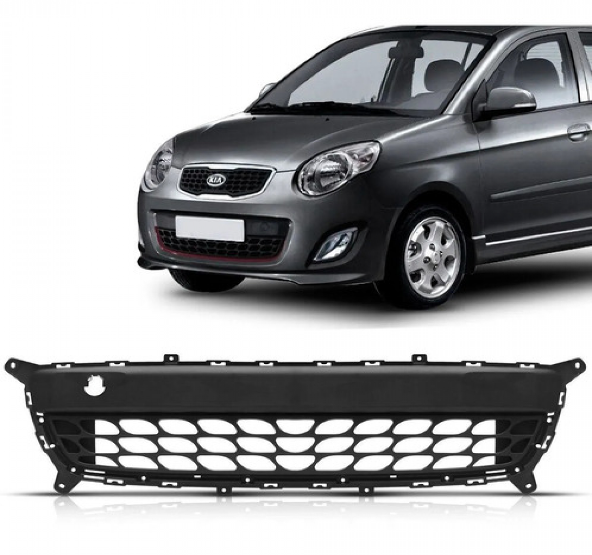 Grade Parachoque Dianteiro  Picanto 2009 2010 2011