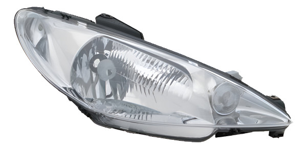 Farol 206 04 05 06 07 08 09 10 Foco Simples Lado Direito Direito/passageiro