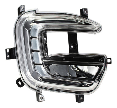 Farol Auxiliar Captur Com Milhas Em Led E Luz Diurna Drl L/d