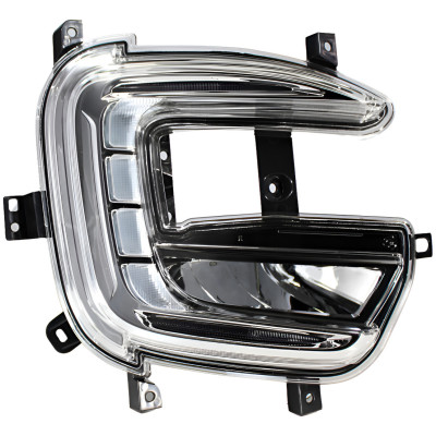 Farol Auxiliar Captur Com Milhas Em Led E Luz Diurna Drl L/d Branco