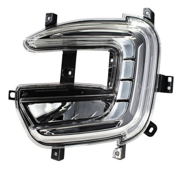 Farol Auxiliar Captur Com Milhas Em Led E Luz Diurna Drl L/e