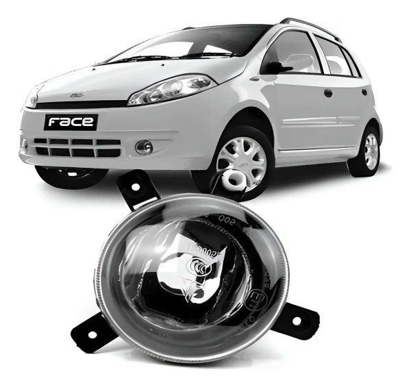 Farol Auxiliar Neblina Milha Para Chery Face Lado Esquerdo 