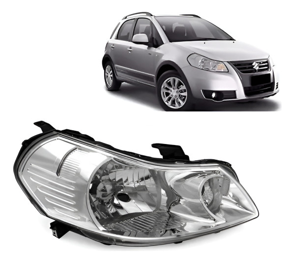 Farol Dianteiro Suzuki Sx4 2009 2010 11 12 2013 Lado Direito Esquerdo