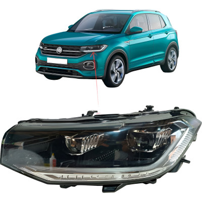 Farol Full Led T-cross 2018 19 20 21 22 23 24 Lado Esquerdo Esquerdo/motorista