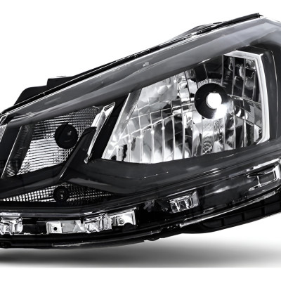 Farol Gol G7 2016 2017 2018 Simples Negro Lado Esquerdo  Le Esquerdo/motorista