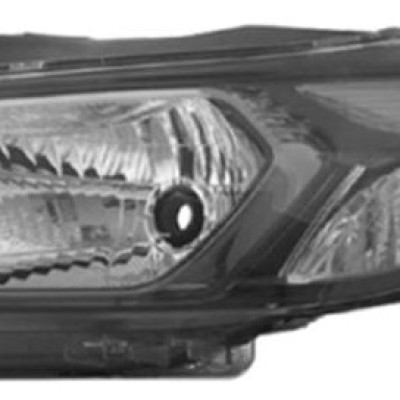 Farol Onix Prisma 2012 2013 14 15 16 17 18 19 Mascara Negra Esquerdo/motorista