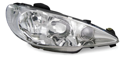 Farol Peugeot 206 2004 05 06 07 08 09 10 Duplo Liso Direito Direito/passageiro