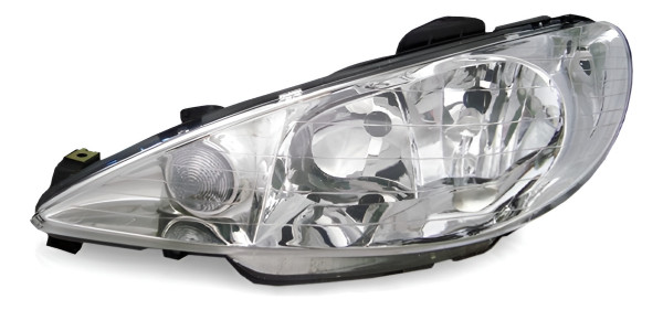 Farol Peugeot 206 2004 05 06 07 08 09 10 Duplo Liso Esquerdo Esquerdo/motorista