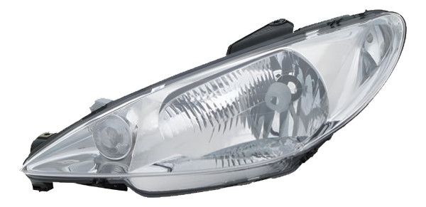 Farol Principal 206 04 05 06 07 08 09 10 Le Foco Simples Len Esquerdo/motorista