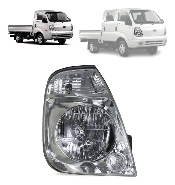 Farol Principal Bongo 2005 06 07 08 09 10 2012 Lado Direito Direito/passageiro