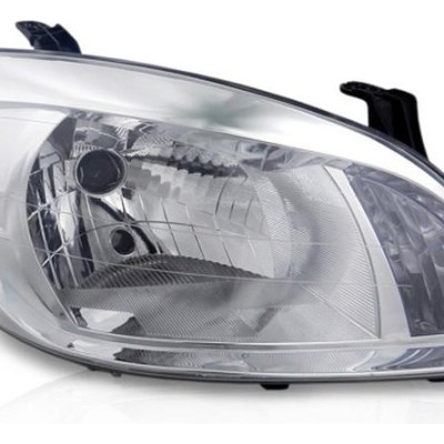 Farol Principal Celta 07/... Ld Prisma Cromado Direito/passageiro