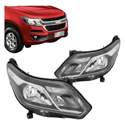 Farol Principal Chevrolet S10 2017 18 19 20 21 22 23 24 Led Direito/passageiro