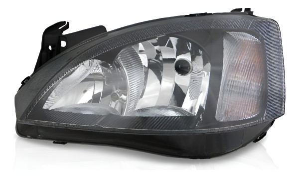 Farol Principal Corsa Montana 03/... Le Mascara Negra Esquerdo/motorista
