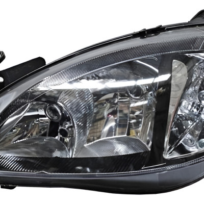 Farol Principal Corsa Montana Le 08 09 10 11 12/... Negro Ma Esquerdo/motorista