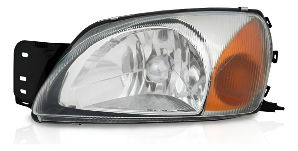 Farol Principal Fiesta Street 00/04 Le Courrier Pisca Ambar Esquerdo/motorista