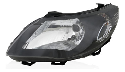 Farol Principal Gol G5 08 09 10 11 12 Black Simples Le Esquerdo/motorista