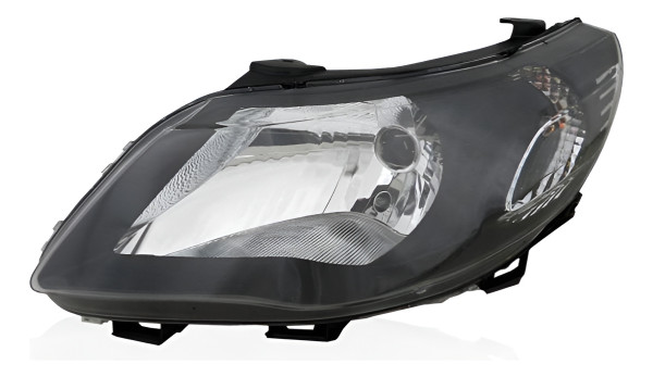 Farol Principal Gol G5 08 09 10 11 12 Black Simples Le Esquerdo/motorista