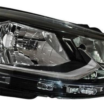 Farol Principal Gol G7 16 17 18 19 Ld Cromado Direito/passageiro