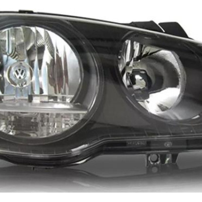 Farol Principal Golf 08/... Negro Ld Direito/passageiro