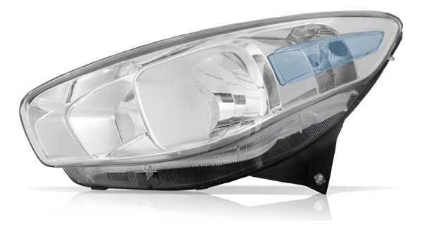 Farol Principal Grand Siena Le Cromado Esquerdo/motorista