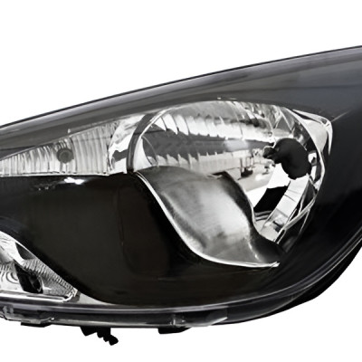 Farol Principal Ka 14 15 16 17 18  Le Negro Esquerdo/motorista