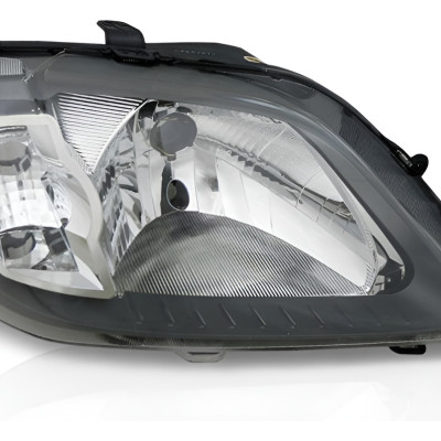 Farol Principal Logan 08 09 10 11 Mascara Cinza Ld Direito/passageiro