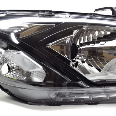 Farol Principal Onix 16 17 18 19 Ld Friso Preto Direito/passageiro