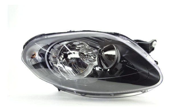 Farol Principal Palio 12/... Negro Ld Direito/passageiro