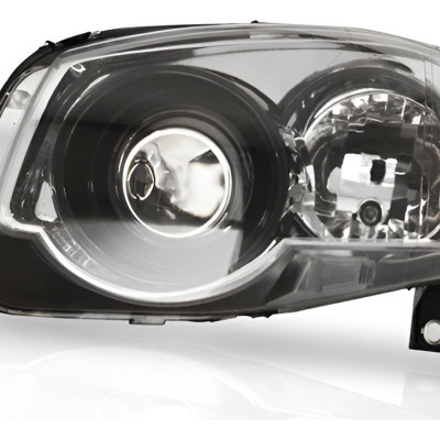 Farol Principal Palio Siena 08/ Strada Le Cromado C/ Negro Esquerdo/motorista