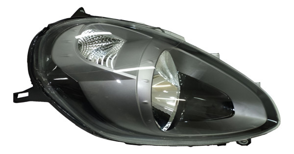 Farol Principal Punto 12 13 14 15 16 Ld Mascara Negra / Cinz Direito/passageiro