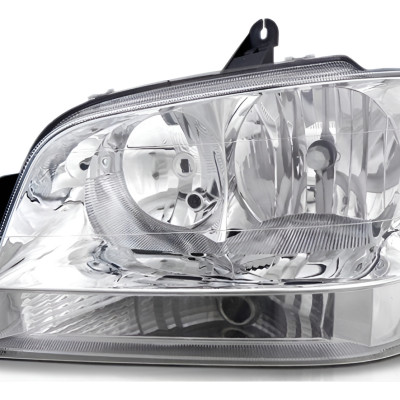 Farol Principal S10 Blazer 01/12 Cromado Pisca Cristal Le Esquerdo/motorista