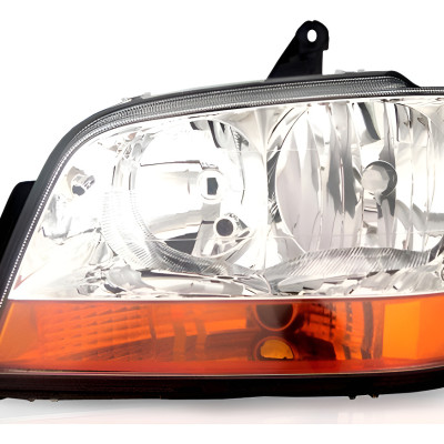 Farol Principal S10 Blazer 01/12 Pisca Amarelo Le Esquerdo/motorista