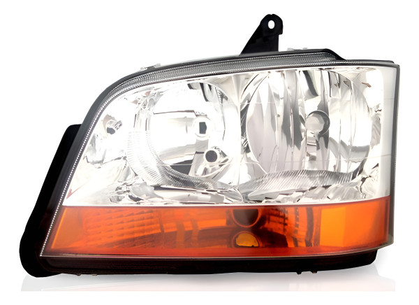 Farol Principal S10 Blazer 01/12 Pisca Amarelo Le Esquerdo/motorista