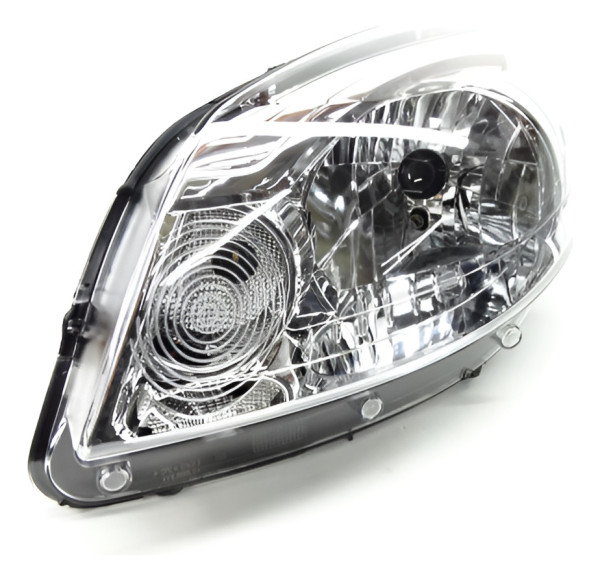 Farol Principal Sandero 12 13 14 15 Le Cromado Esquerdo/motorista